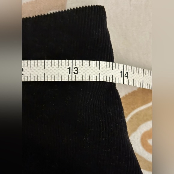 Tractr Juniors‎ Sz Medium Scalloped hem Button down skirt Corduroy mini skirt - Picture 7 of 8